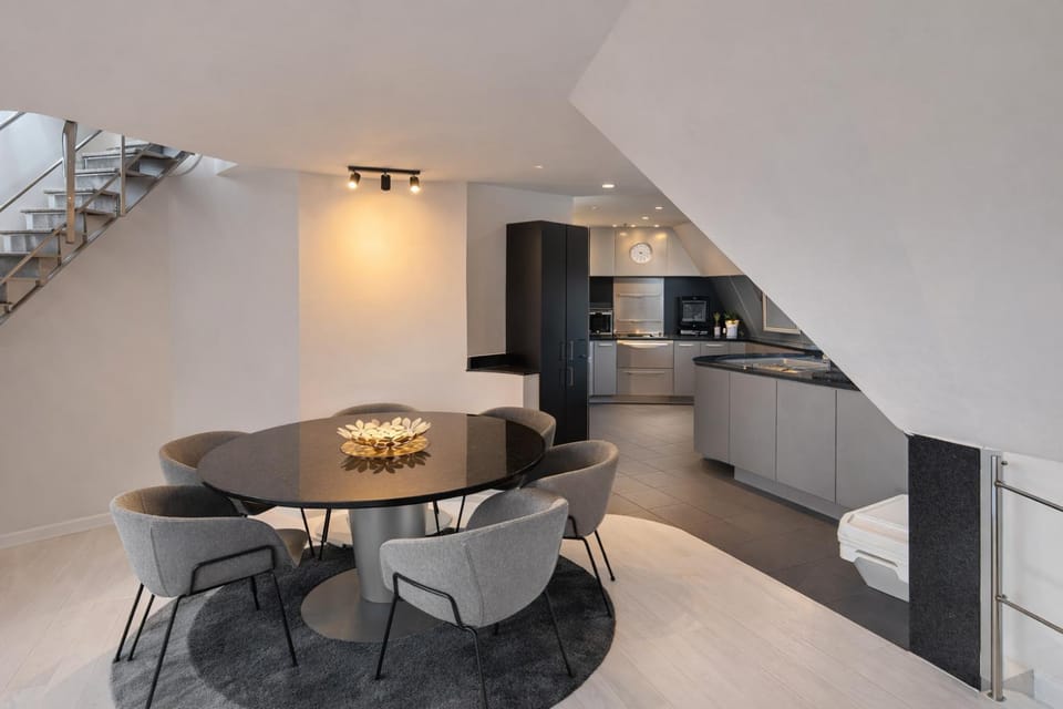 Stylish Duplex Penthouse Antwerp Apartment in Antwerp