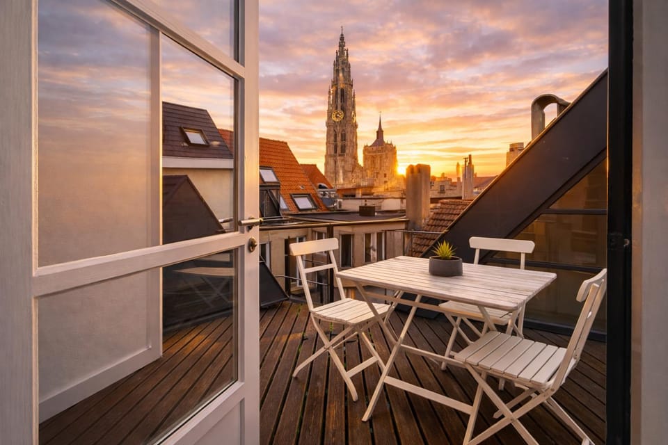 Stylish Duplex Penthouse Antwerp Apartment in Antwerp