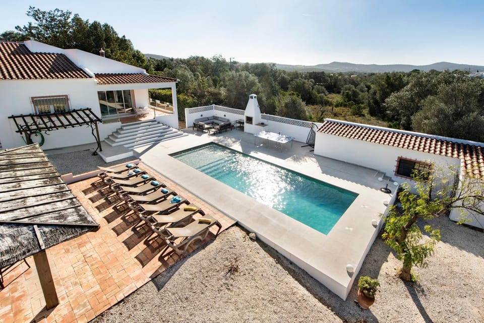 Property building, Living room, Swimming pool