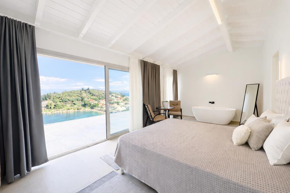 Sea View Luxury Villa Valora on Kassiopi Beach Villa in Corfu, Greece