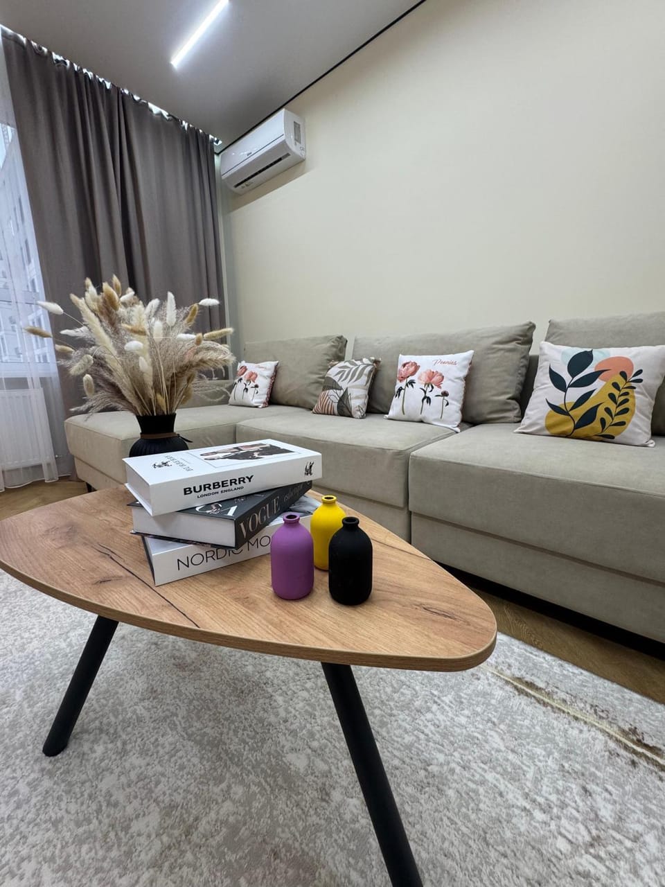 Living room, air conditioner