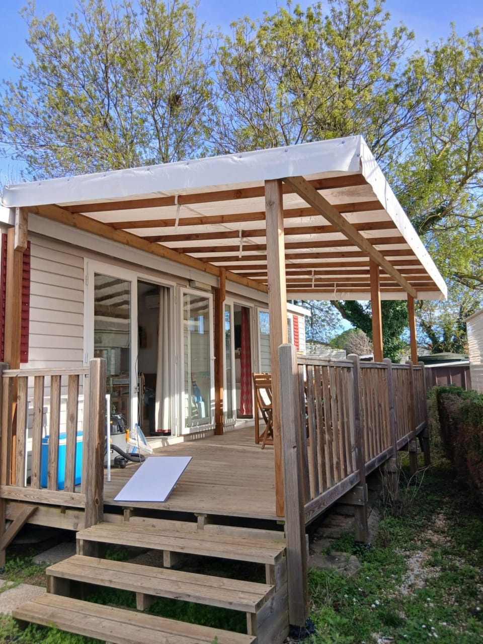 Property building, Patio