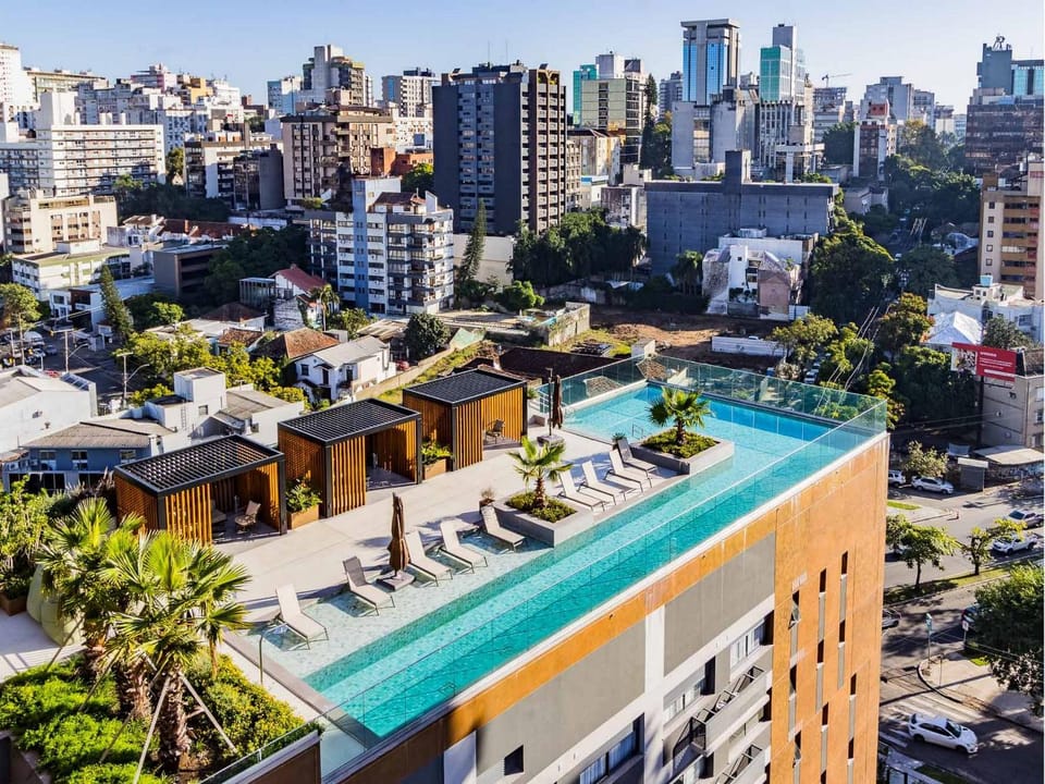 Bird's eye view, Balcony/Terrace, Swimming pool