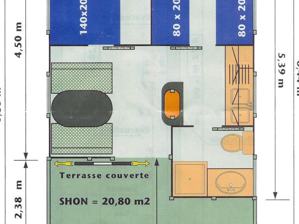 Chalet avec Terrasse - 5 Personnes - API-1-52-996 Campground/ 
RV Resort in Provence-Alpes-Côte d'Azur