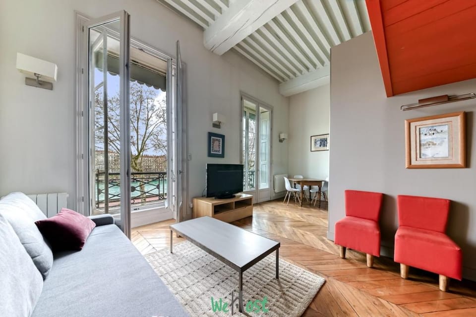 Vue sur le Rhône - Appart cosy centre Lyon Apartment in Lyon