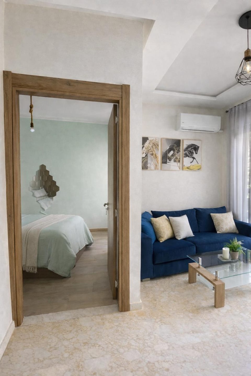 Modern 1 Bedroom Apartment with Pool View in Guéliz Apartment in Marrakesh