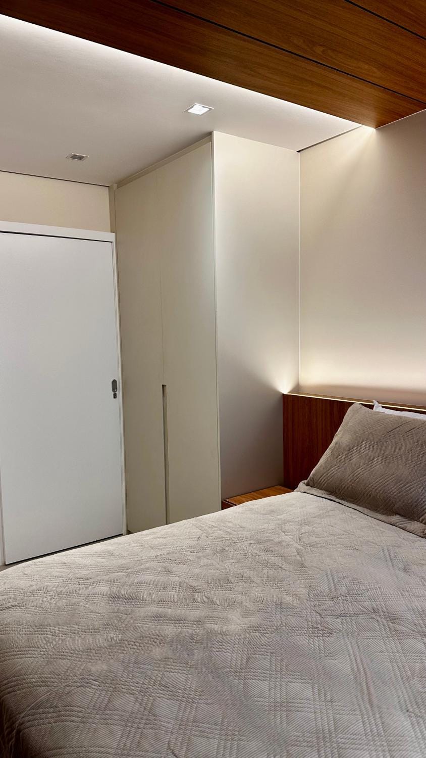 Bed, Photo of the whole room, Bedroom, wardrobe
