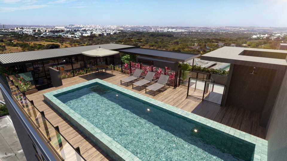 Day, Natural landscape, View (from property/room), Pool view, Swimming pool, sunbed