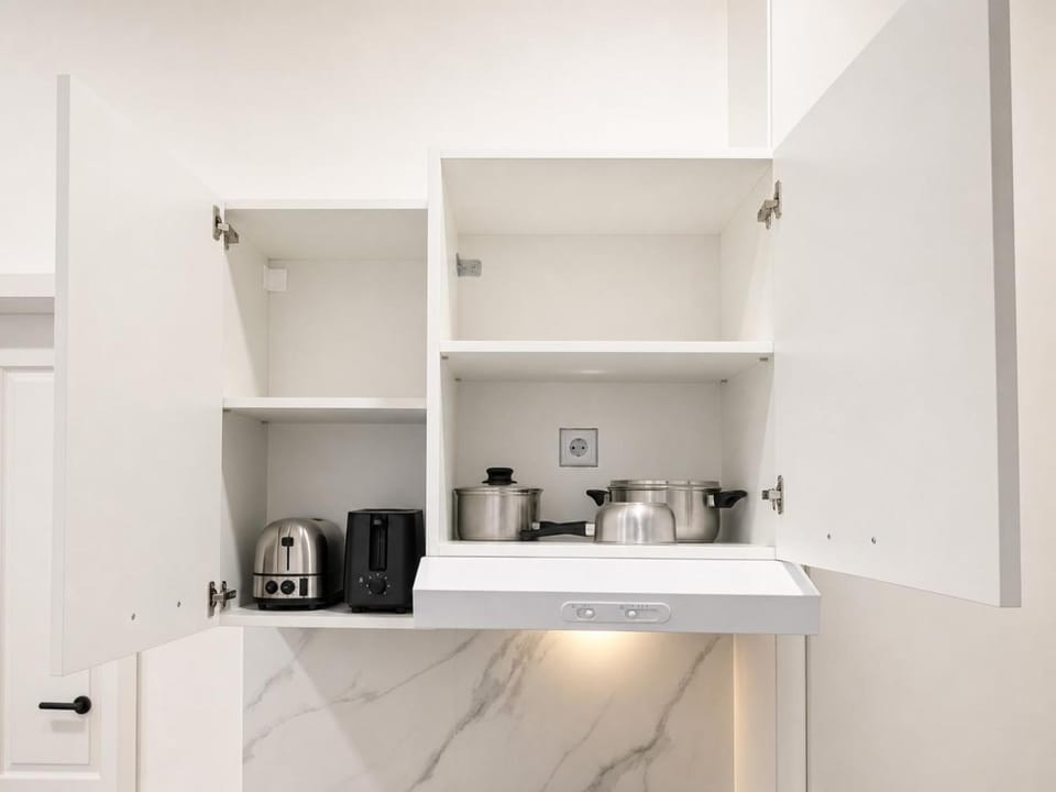 Coffee/tea facilities, Kitchen or kitchenette, toaster