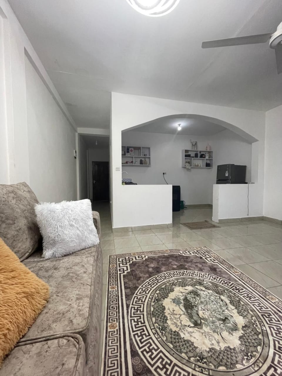 Kitchen or kitchenette, Living room