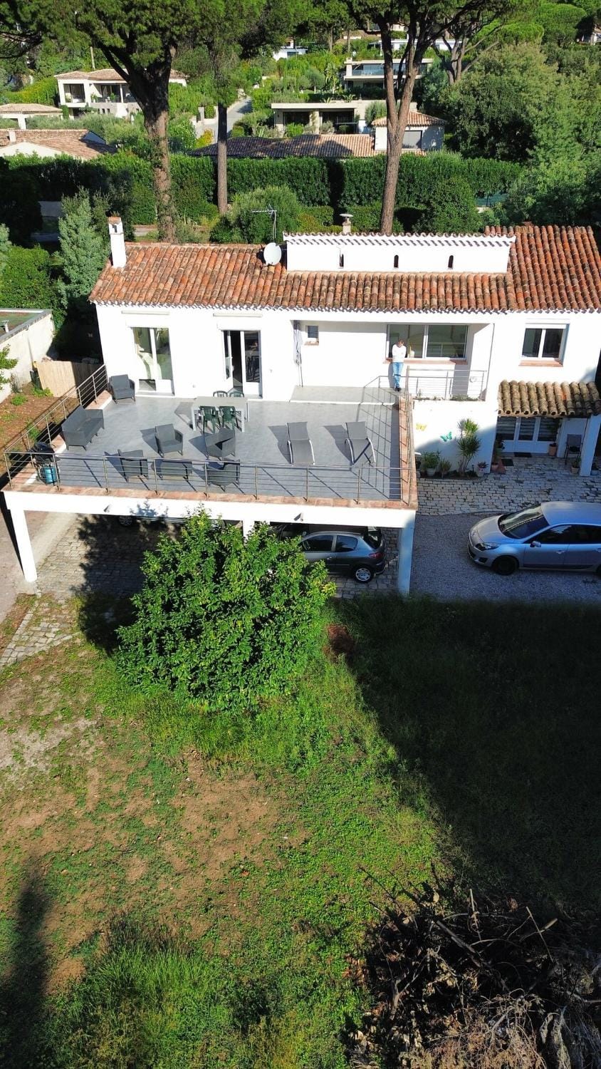 Property building, Bird's eye view, Parking