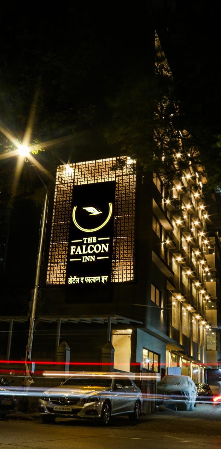 Night, Property logo or sign, Street view, Parking
