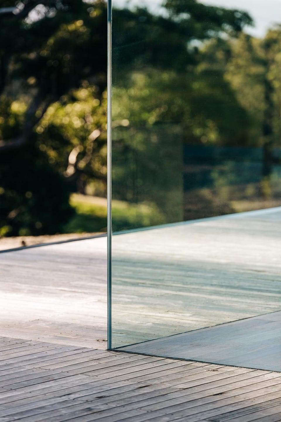 Triptych - The Glass House House in Tasmania
