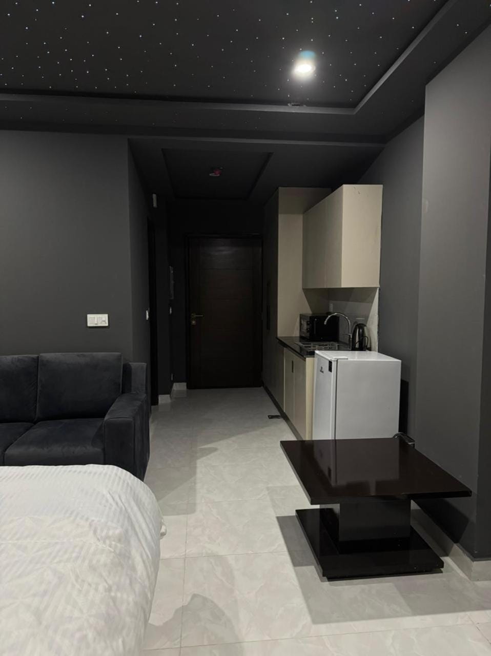 Kitchen or kitchenette, Bedroom, minibar