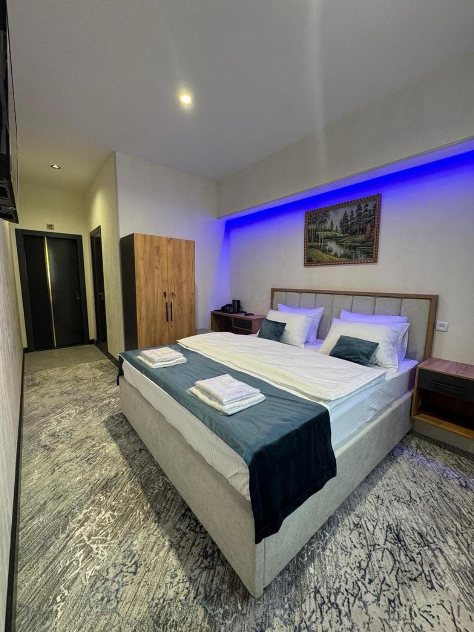 Bed, Bathroom, TV and multimedia, Fitness centre/facilities, Photo of the whole room, Bedroom, towels, wardrobe