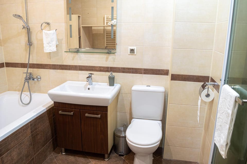 Shower, Toilet, Bathroom, towels