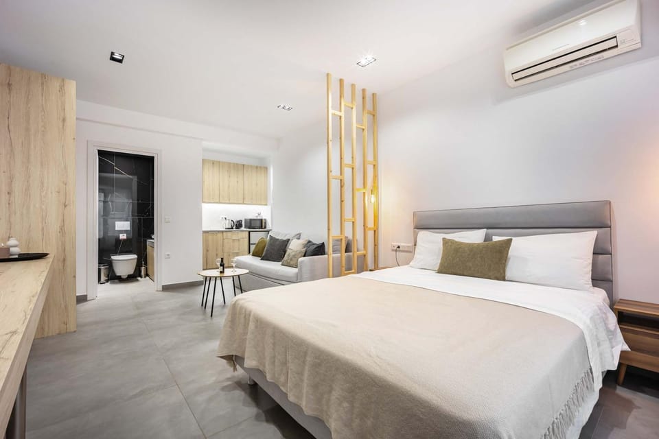 Bed, Bedroom, air conditioner