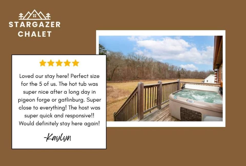 2BR Retreat - Hot Tub Near Dollywood & Pkwy House in Pigeon Forge