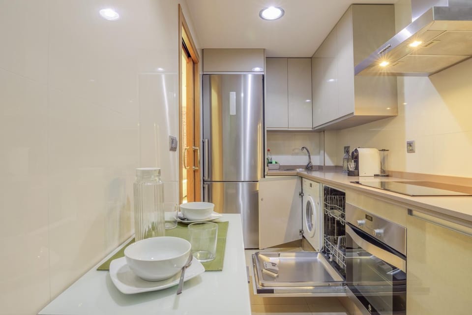 Kitchen or kitchenette, Living room