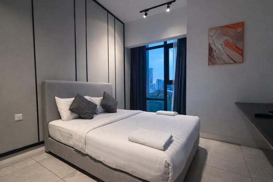 Bed, Photo of the whole room, Bedroom, wardrobe