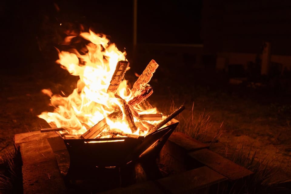 Night, BBQ facilities, BBQ facilities, Garden