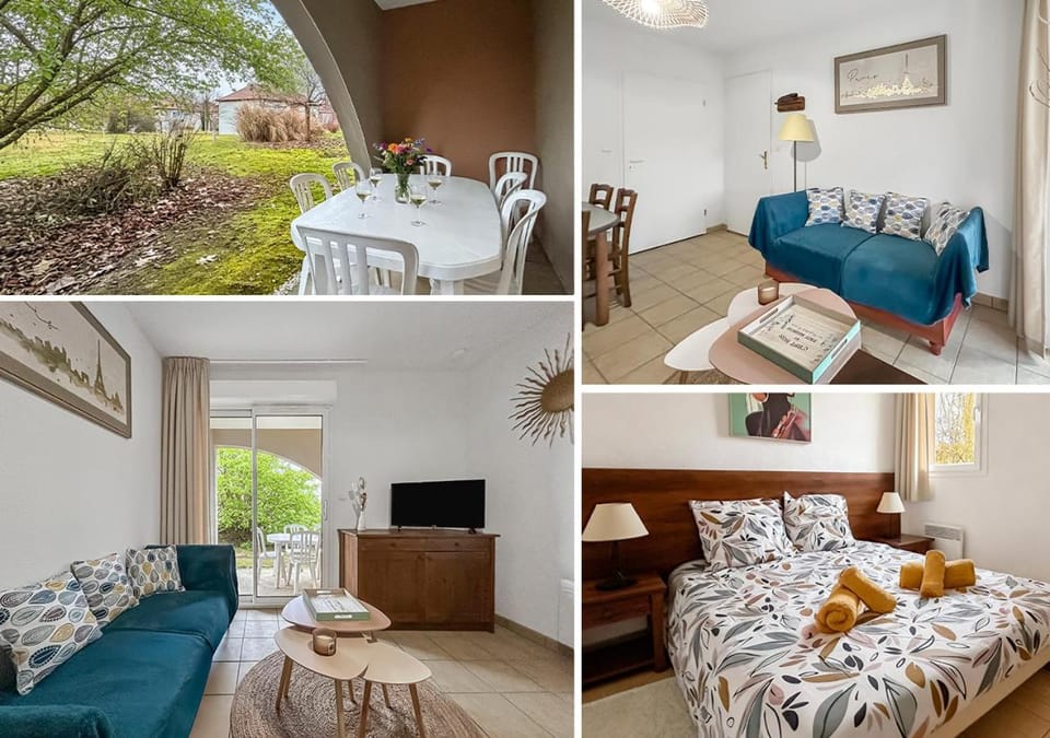 Communal lounge/ TV room, Bed, Garden, TV and multimedia, Photo of the whole room, Bedroom, Garden view