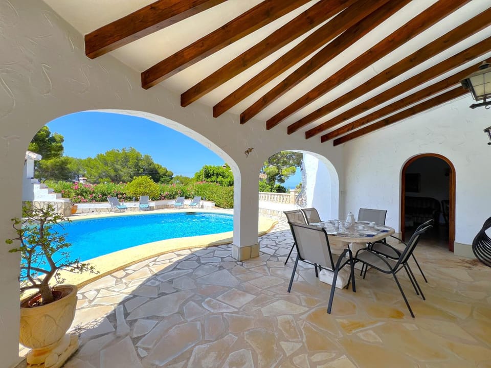 Patio, Balcony/Terrace, Pool view, Swimming pool, sunbed