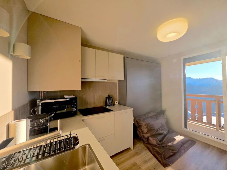 Studio élégant avec parking - Superbe vue ! Apartment in Huez