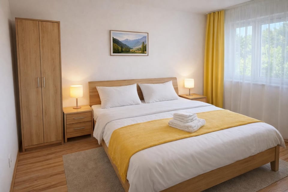 Bed, Photo of the whole room, Bedroom, wardrobe