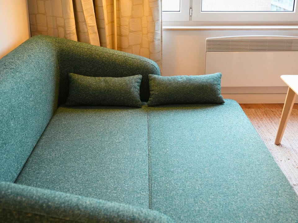 Bed, Living room, Photo of the whole room, Seating area, Bedroom