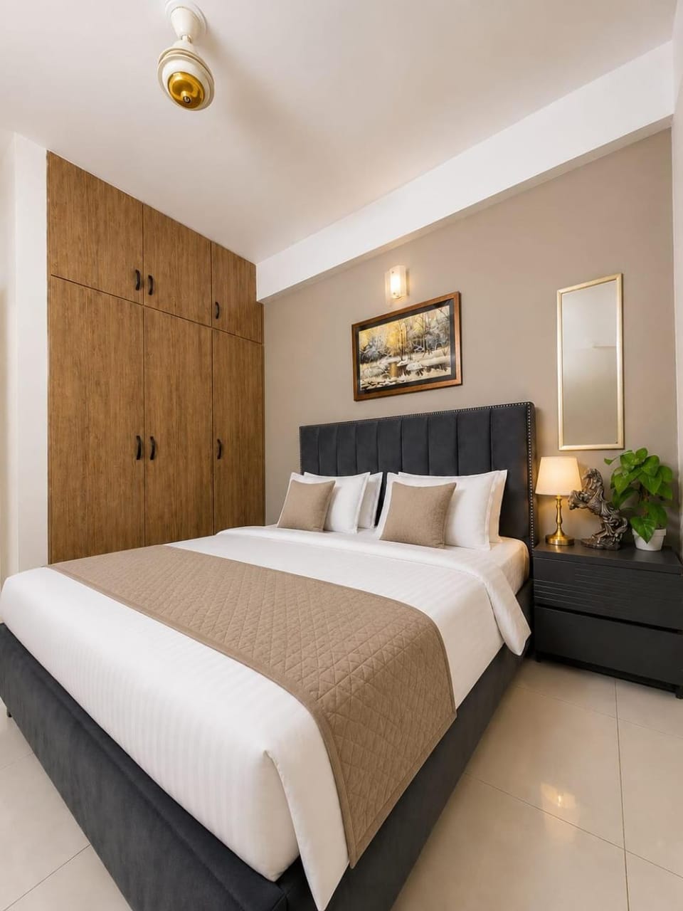 Bed, Photo of the whole room, Bedroom, wardrobe