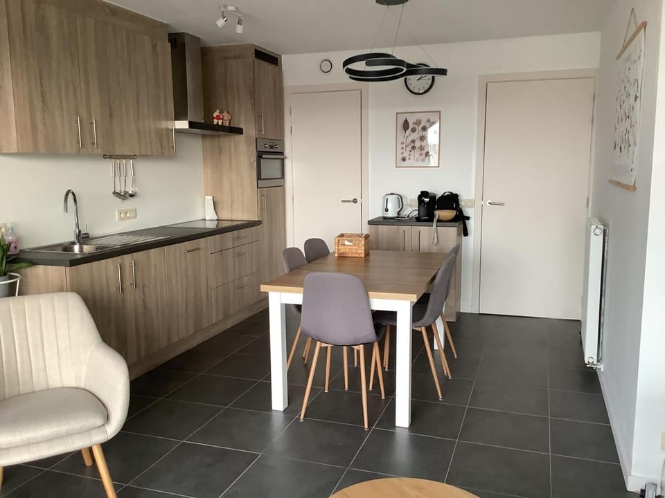Kitchen or kitchenette, Dining area, oven, stove