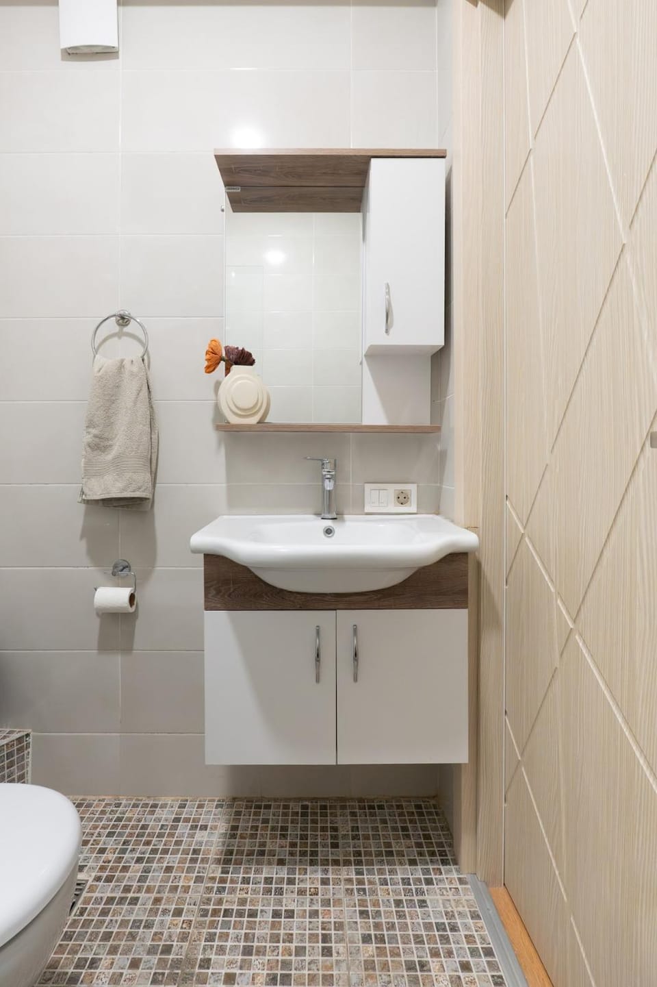 Shower, Toilet, Bathroom, towels