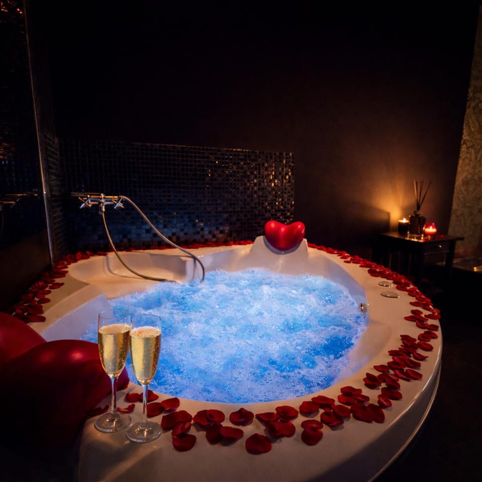 Love room avec balnéo et ambiance romantique Apartment in Saint-Étienne