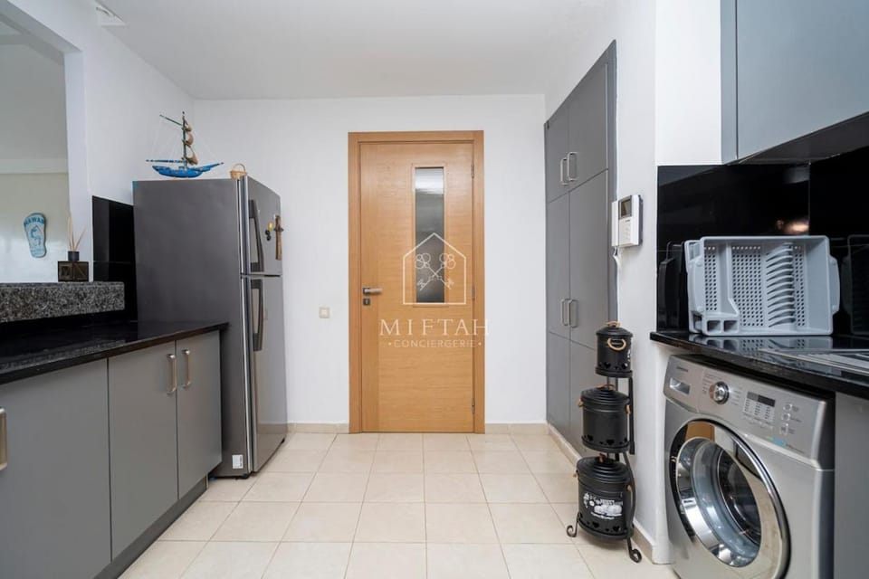 Elegant Apartment in a Secure Residence with Stunning Ocean View Apartment in Tangier