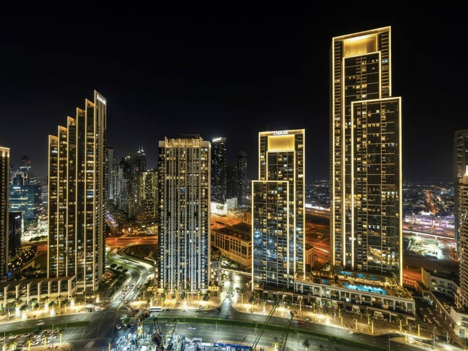 Property building, Night, City view
