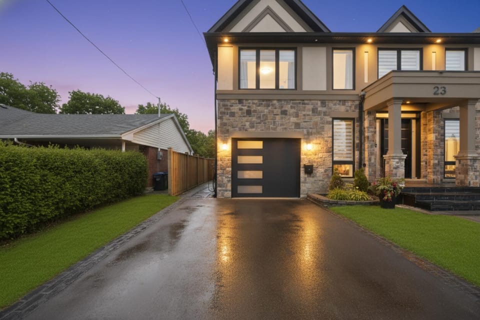 Property building, Night
