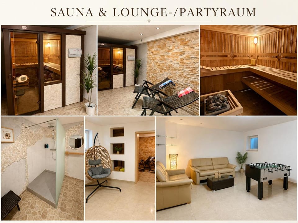 Game Room, Sauna, Seating area