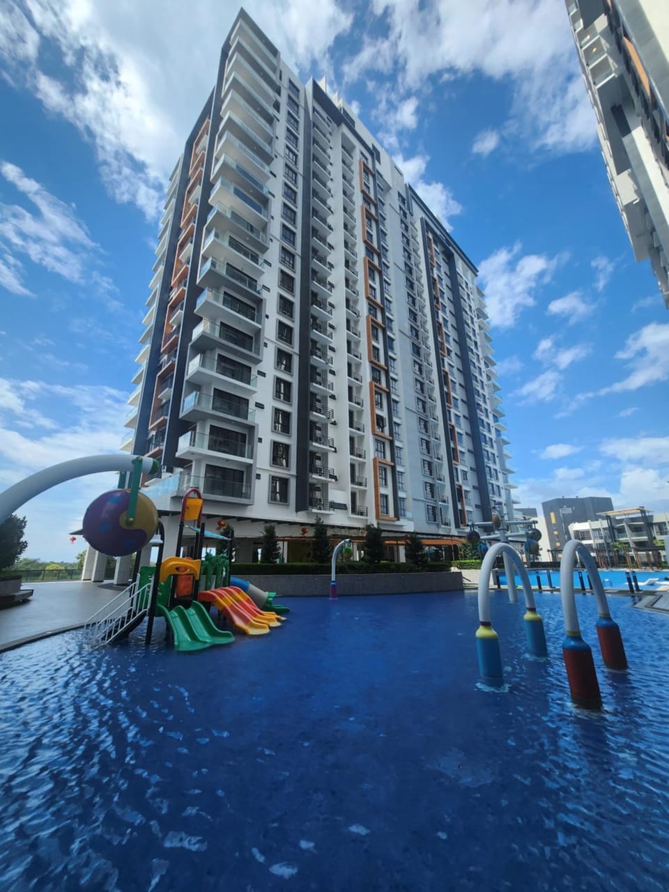 Property building, Aqua park, Swimming pool