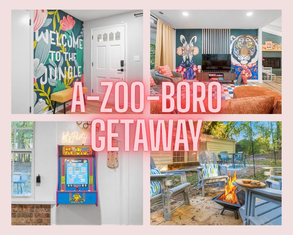 Zoo-Themed Family home near NC Zoo House in Asheboro