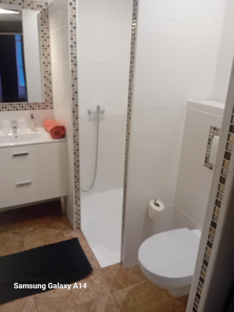 Shower, Toilet, Bathroom, towels