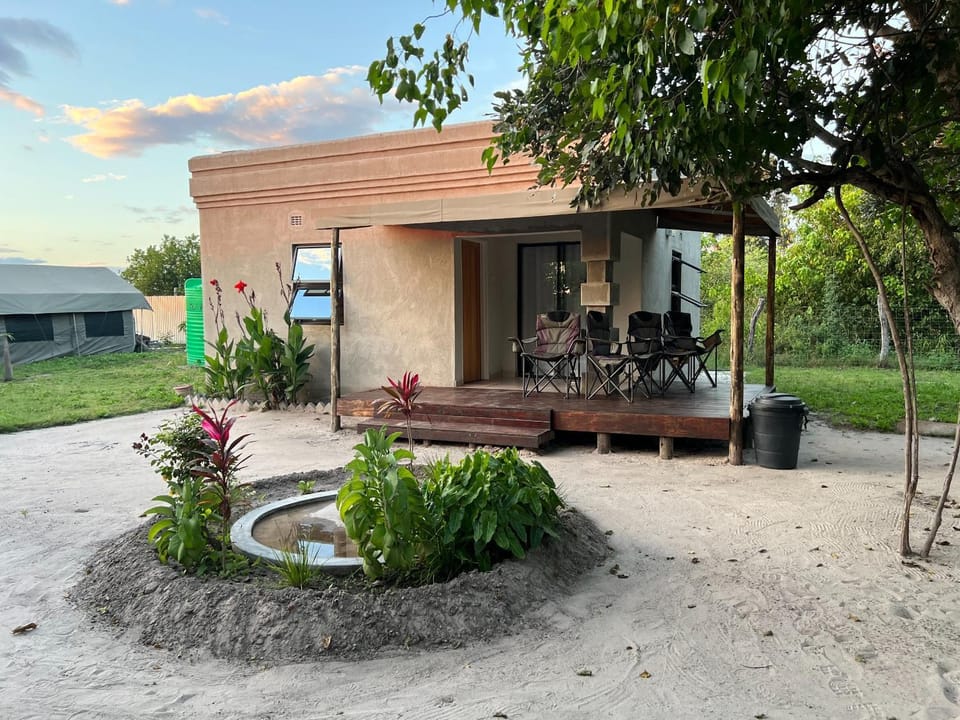 Property building, Patio, Garden view