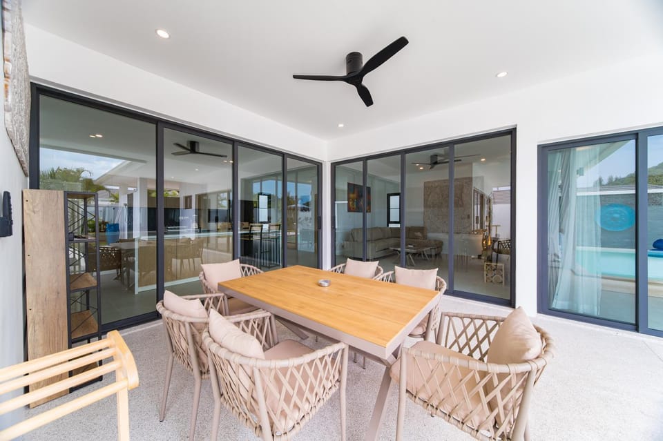 See 6 - 3BR Private Pool Villa 900 m Silver Beach by MO Estate Villa in Ko Samui