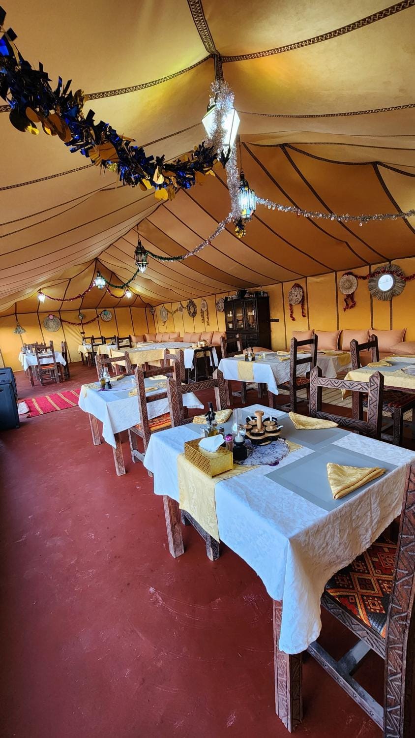 sahara desert camp Luxury tent in Morocco