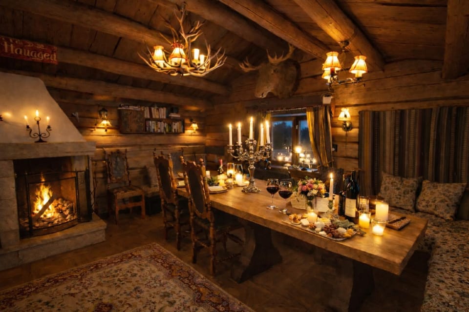 Living room, Food and drinks, Seating area, Dining area, Drinks, fireplace