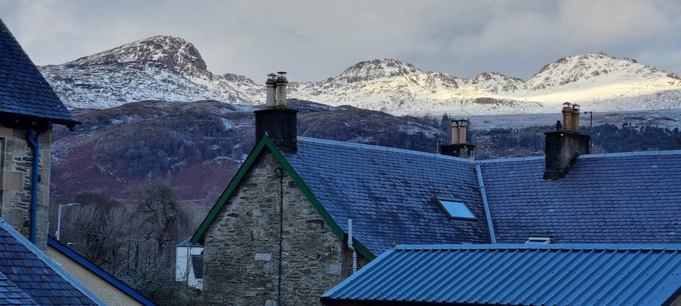 Property building, Natural landscape, Mountain view