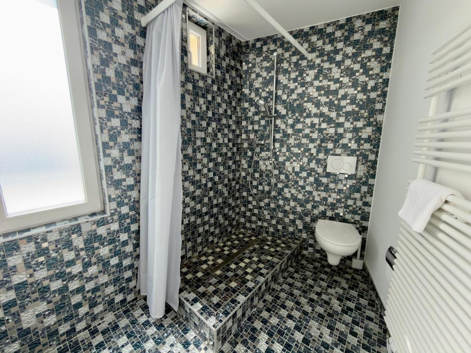 Shower, Toilet, Bathroom, hair dryier