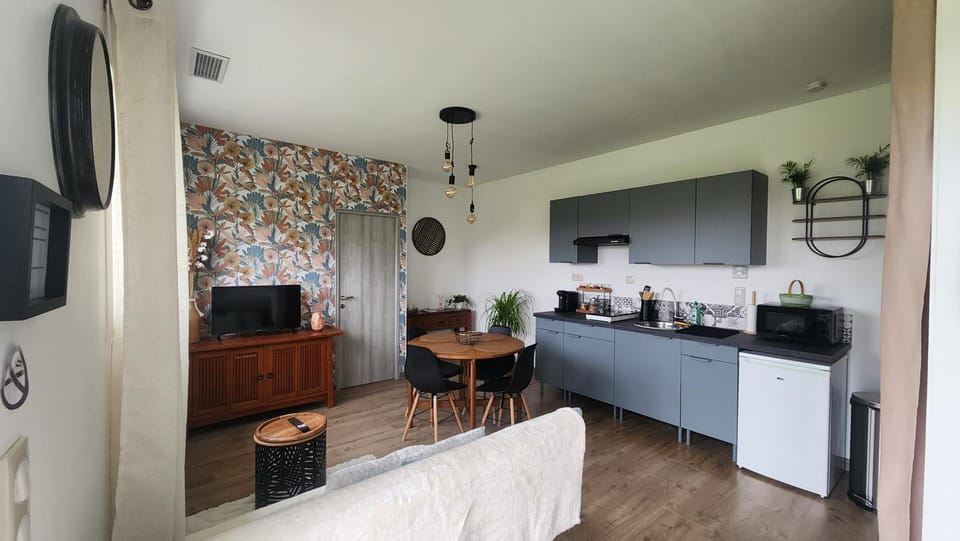 TV and multimedia, Kitchen or kitchenette, Living room, Dining area