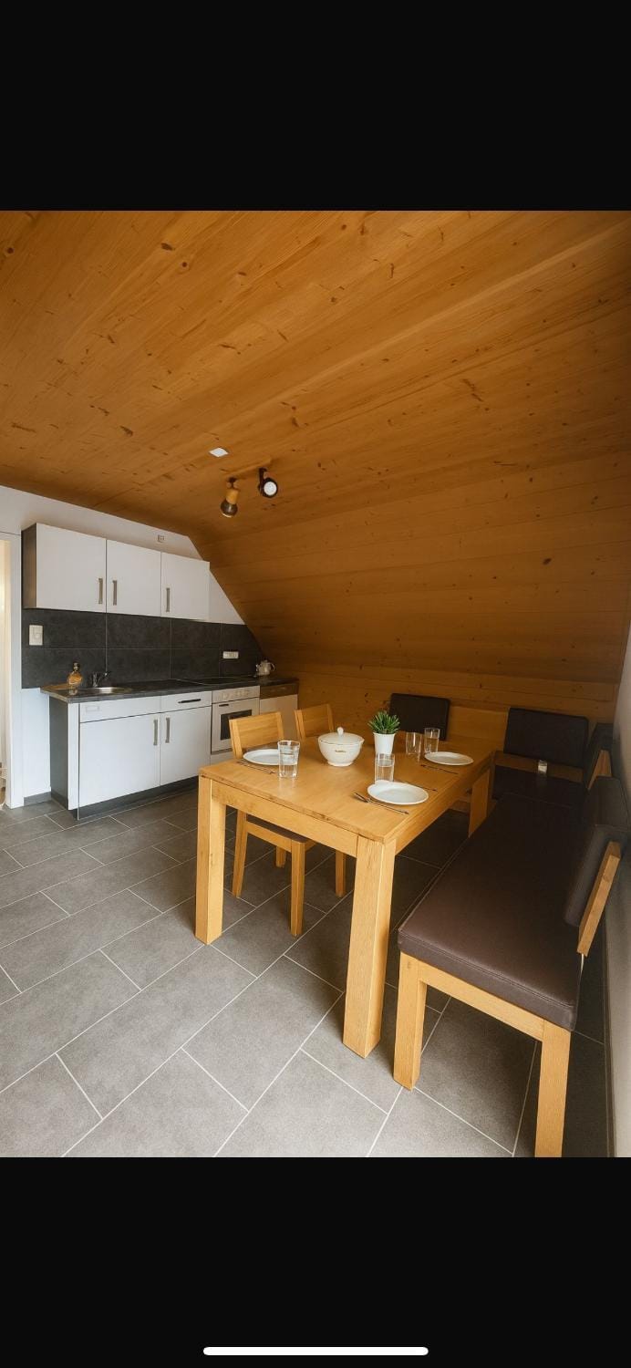 Kitchen or kitchenette, Dining area