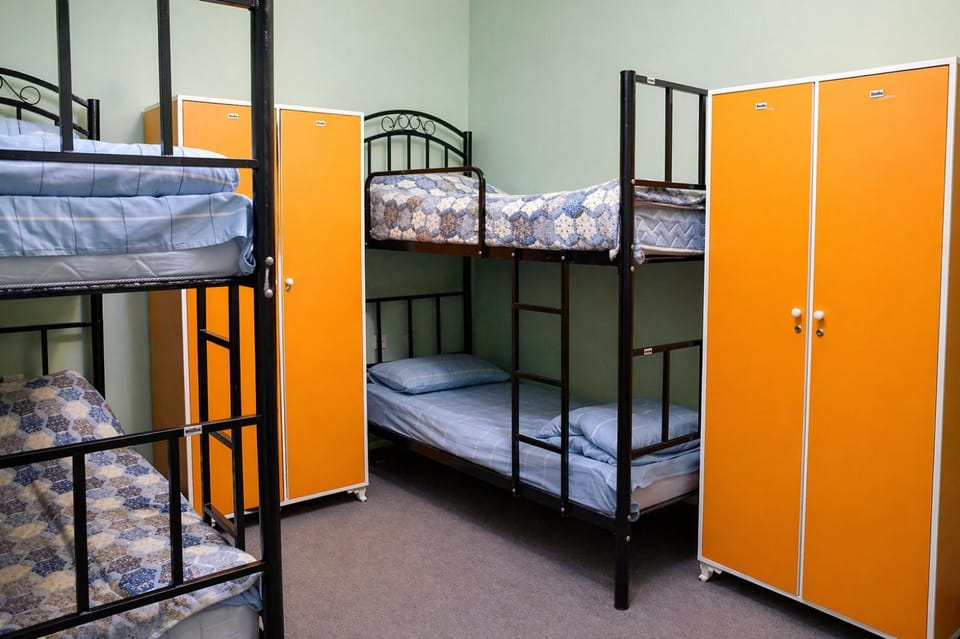 Bed, Photo of the whole room, Bedroom, bunk bed, wardrobe